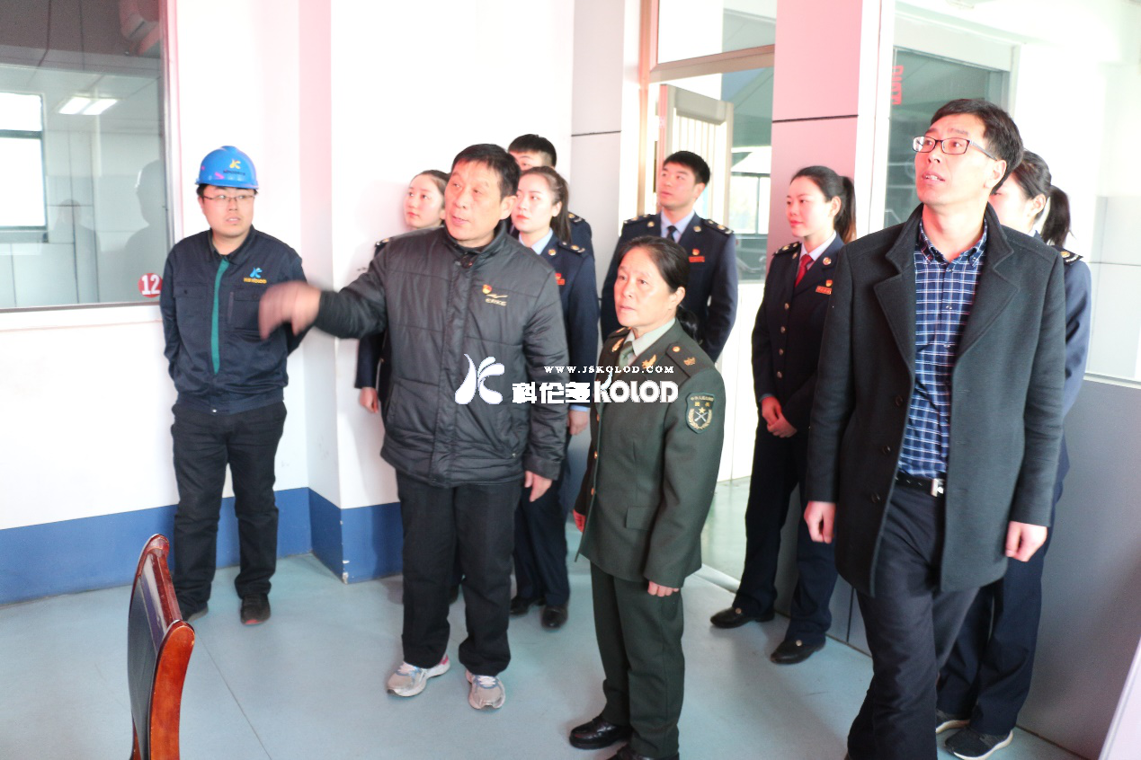 “時代楷?！蓖跏嘶肮嘣瓶h稅務(wù)局領(lǐng)導(dǎo)蒞臨科倫多參觀指導(dǎo)