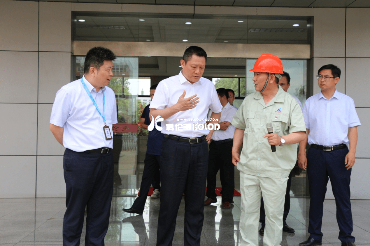 灌云縣委書記蘇峰蒞臨科倫多公司參觀調(diào)研